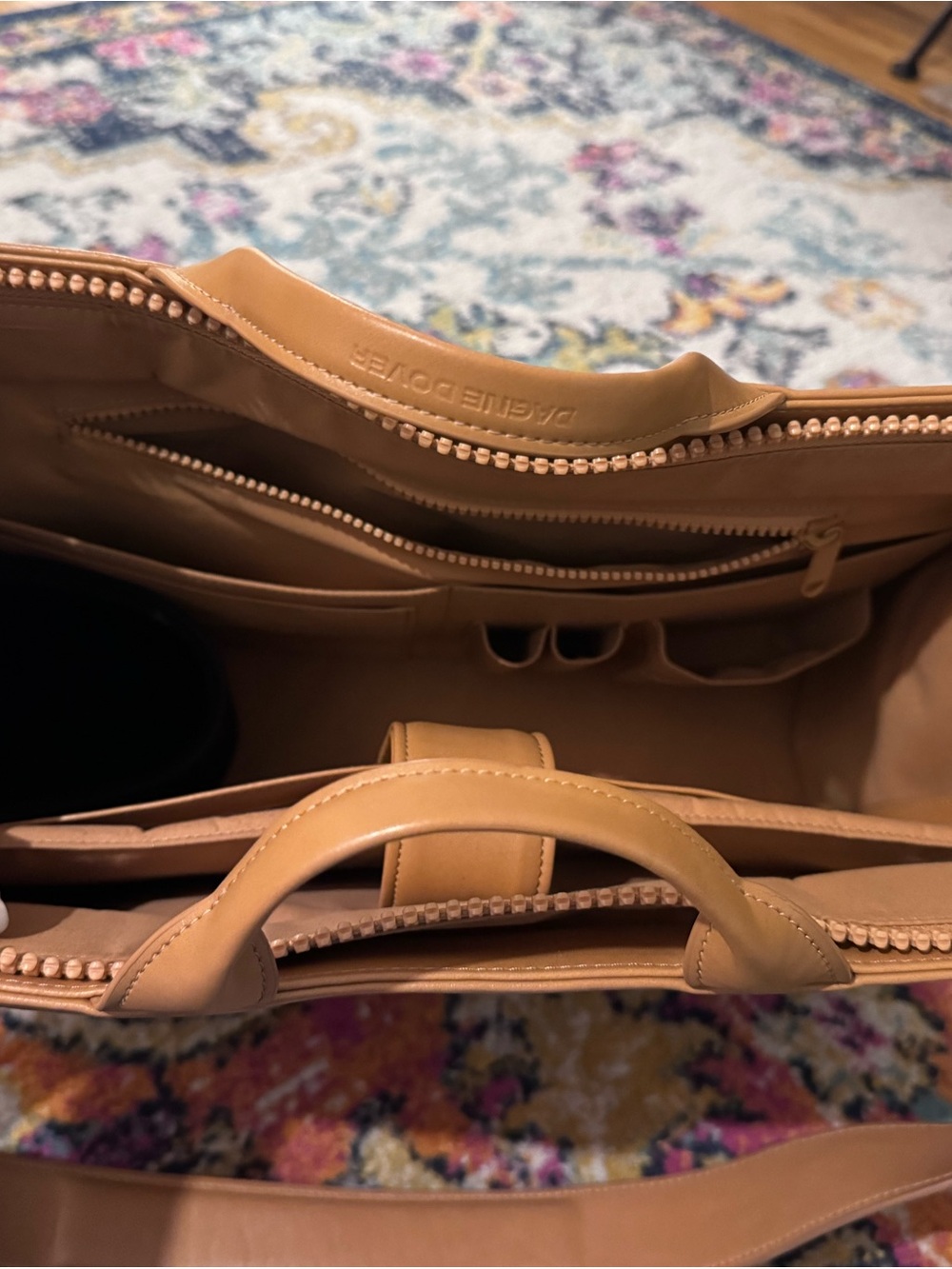 Dagne Dover Large Daily Tote in Pinto - Picture 3 of 5